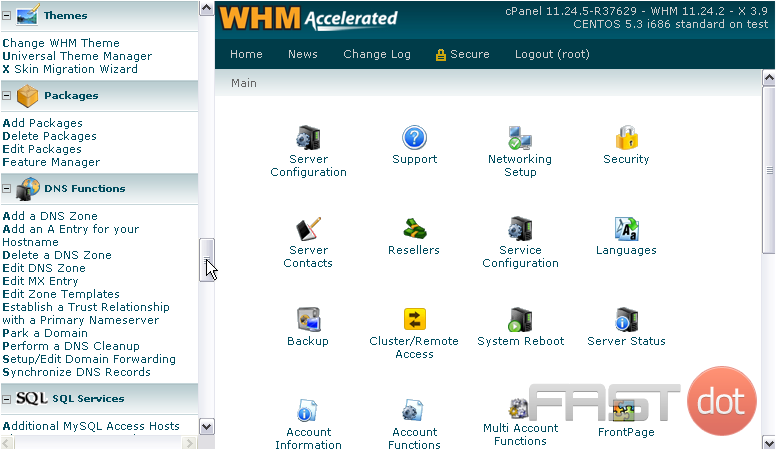 Manage Feature Lists in WHM