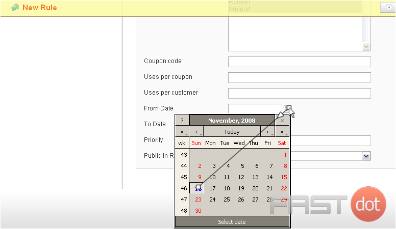 24) You can select the start and end dates for this promotion