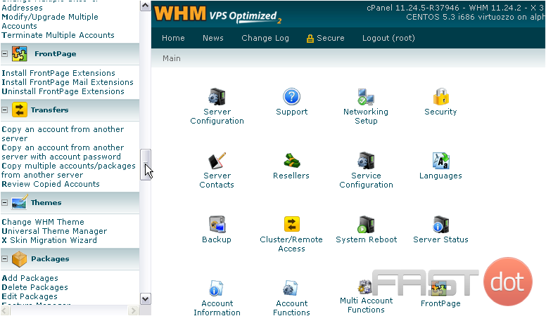 copy multiple accounts to WHM using SSH
