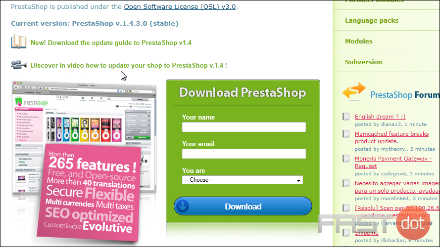 How to install PrestaShop