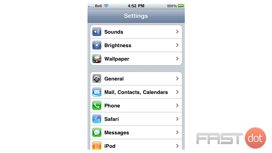 Configure email settings on your iPhone