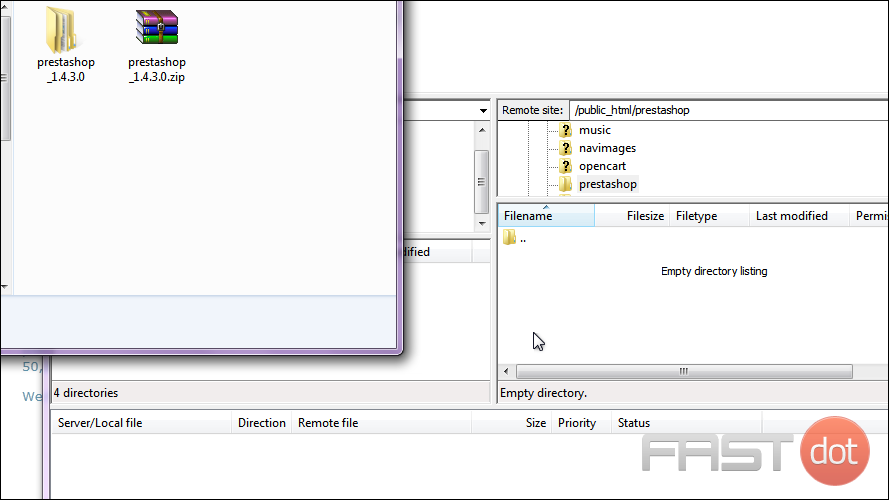 5) Once the download has completed, browse to where the file is located and unzip the folder.