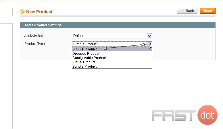 Adding products to a Magento store