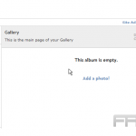 Create photo albums in Gallery2