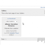 Change themes in Gallery2