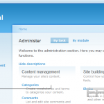 Manage blocks in Drupal