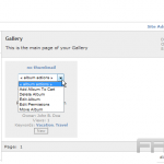 Add photos in Gallery2