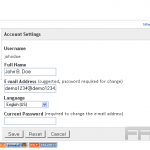 Change your password in Gallery2