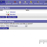 How to setup email filters in Horde
