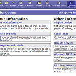 Edit your personal information in Horde