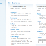 Manage menus in Drupal