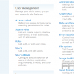 Manage users in Drupal