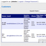 Manage customers in CubeCart