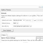 Change themes in Gallery2
