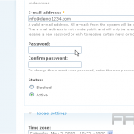 Change your password in Drupal