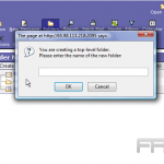 Create folders in Horde
