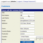 Manage customers in CubeCart