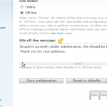 Maintaining your site in Drupal
