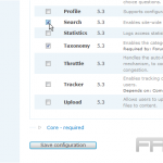 Manage modules in Drupal