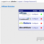 Manage affiliate programs in CubeCart