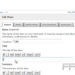 Edit photos in Gallery2