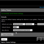 Change themes in Gallery2