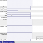 Manage Contacts in Horde
