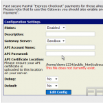 Payment modules in CubeCart