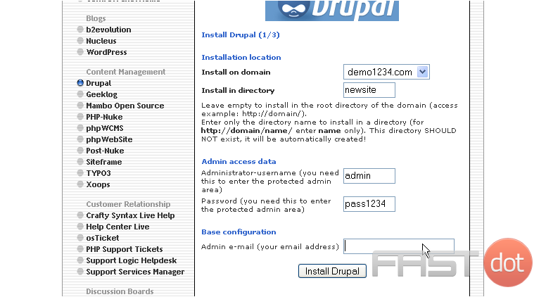 Drupal Web Hosting