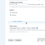 Change your password in Drupal