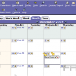 Create calendar entries in Horde