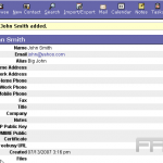 Manage Contacts in Horde