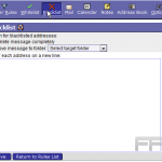 How to setup email filters in Horde
