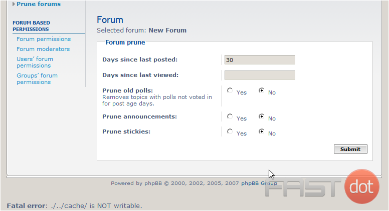 phpBB Forum Web hosting