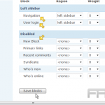 Manage blocks in Drupal