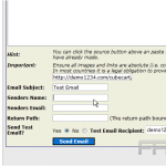 How to send email in CubeCart