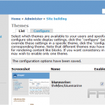 Manage themes in Drupal