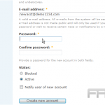 Manage users in Drupal