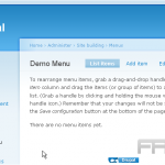 Create menus in Drupal