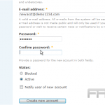 Manage users in Drupal