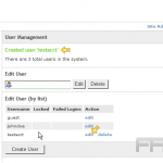 Manage users in Gallery2