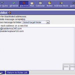 How to setup email filters in Horde