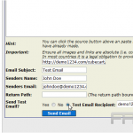 How to send email in CubeCart