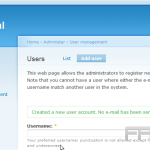 Manage users in Drupal