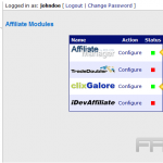 Manage affiliate programs in CubeCart