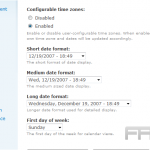 Site configuration in Drupal