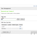 Manage users in Gallery2