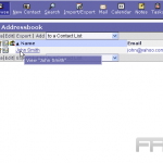 Manage Contacts in Horde