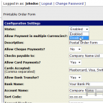 Payment modules in CubeCart