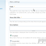 Create menus in Drupal